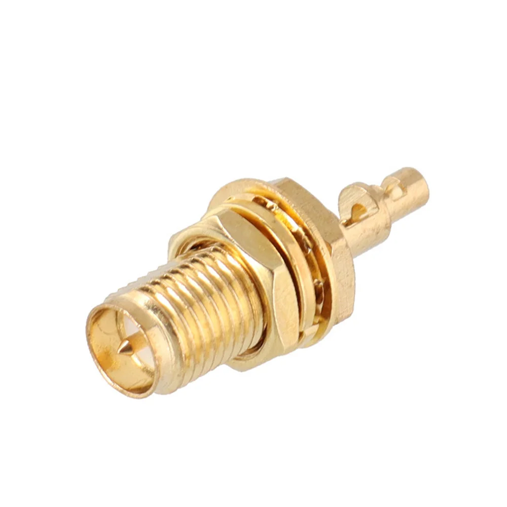 Adaptador de cabo coaxial RF SMA, conector macho e fêmea para rádios, extensão de antena WiFi, coaxial, 1, 10, 50, 100, 200 peças