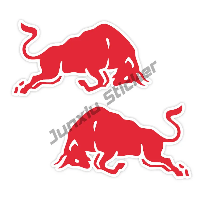 Personality 3D Bulls Spanish Bullfighting Angry Bull PVC Sticker Decal For Wall Window Suitcase Laptop Mirror Scooter Moto Car