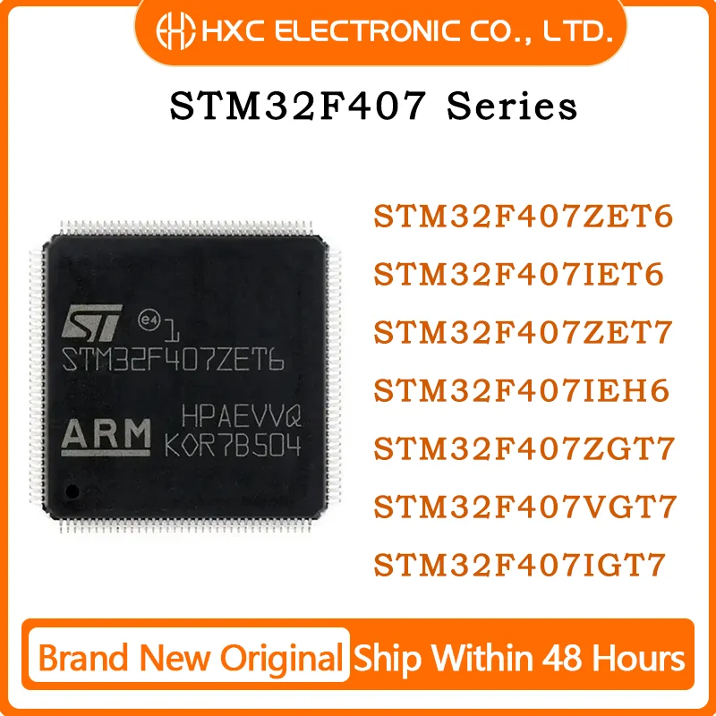 

STM32F4 STM32F407ZET6 STM32F407IET6 STM32F407ZET7 STM32F407IEH6 STM32F407ZGT7 STM32F407VGT7 STM32F407IGT7