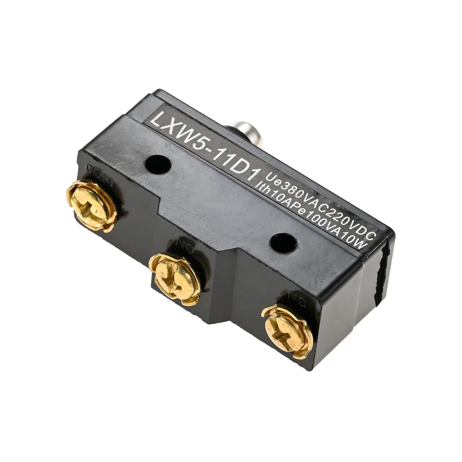 LXW5-11D1 Elctronic High Precision Travel Button Micro Limit Switch 3 Screw Terminal Short Spring Plunger Type 10A AV380V DC220V