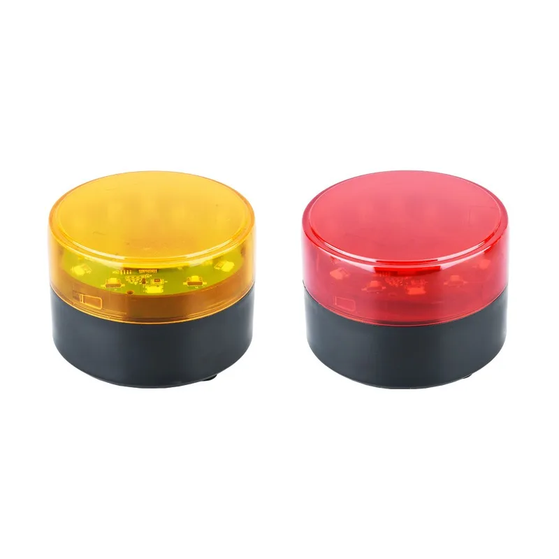 For Industrial Use 12-24V Sound and Light Alarm with Voice Warning Siren PIR Motion Sensor LED Beacon for Equipment Security