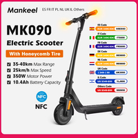 Mankeel MK090 350W Electric Scooter 25km/h 16mph 10.4Ah Foldable NFC Smart Adult Scooter E-Scooter