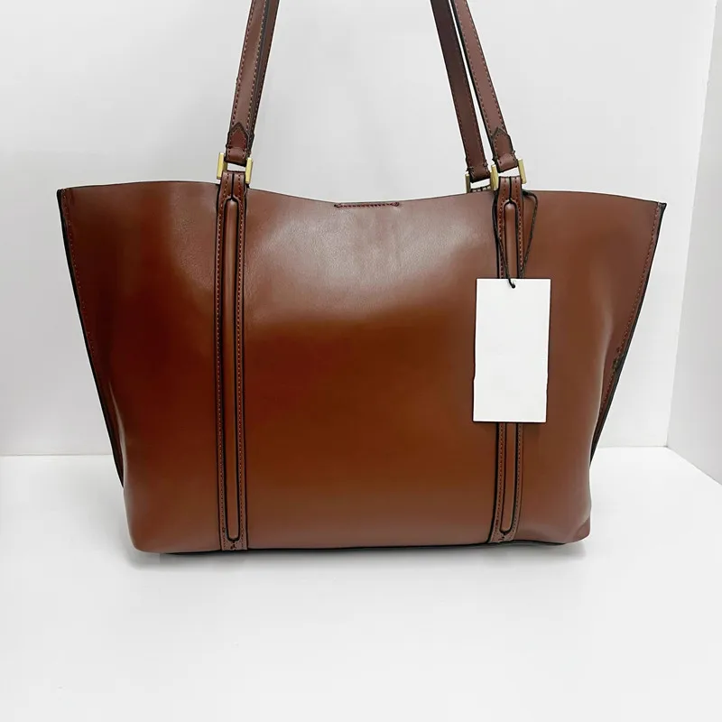 جديد حمل حقيبة المرأة تخفيف حقيبة يد كبيرة حقيبة مستندات العمل السيدات خمر وثيقة كبيرة محفظة السفر القهوة اللون الفاخرة