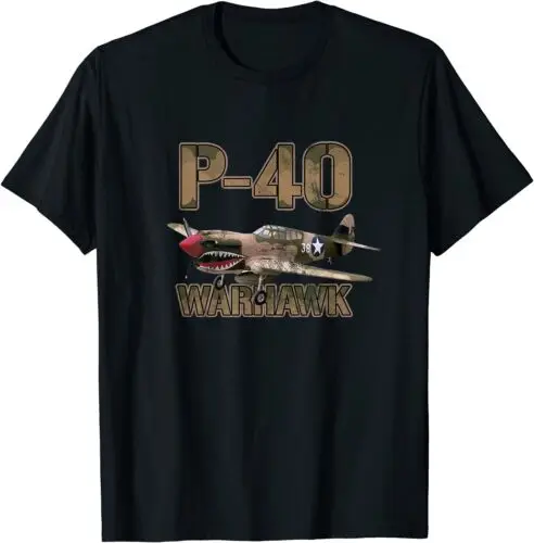  P-40 War Hawk WWII Fighter Tee Gift Aircraftt Tee S-5xl