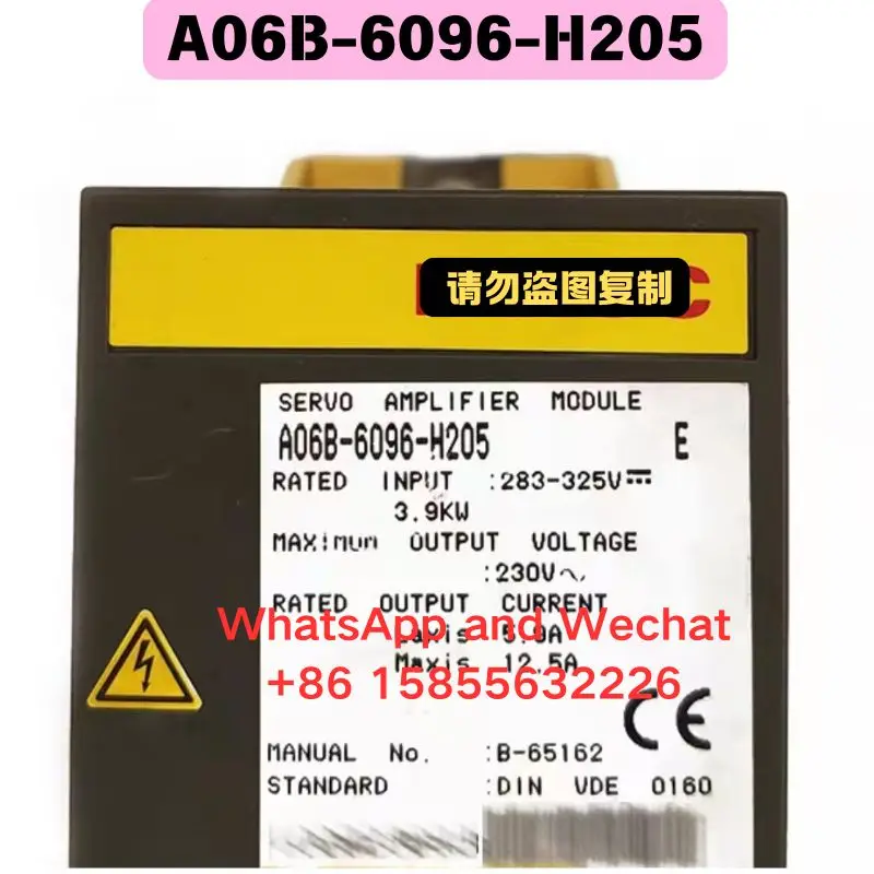 Used OEM disassembled parts A06B-6096-H205 Driver Functional test OK Fast delivery