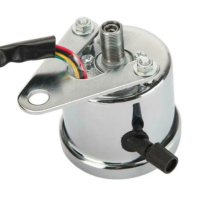 A22F-Motorcycle Universal 12V LCD Speedometer Odometer Gauge Dual Purpose With LED Signal Light Backlight Indicator