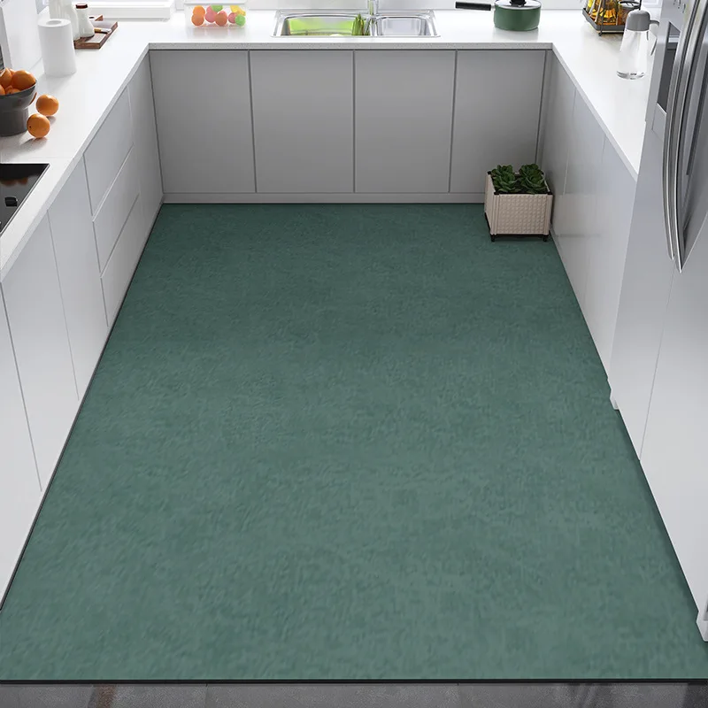 

VIKAMA Кухонный напольный коврик, противоскользящий, водопоглощающий, маслостойкий, быстросохнущий, диатомитомитовый ковер для ванной и туалета, украшение для дома