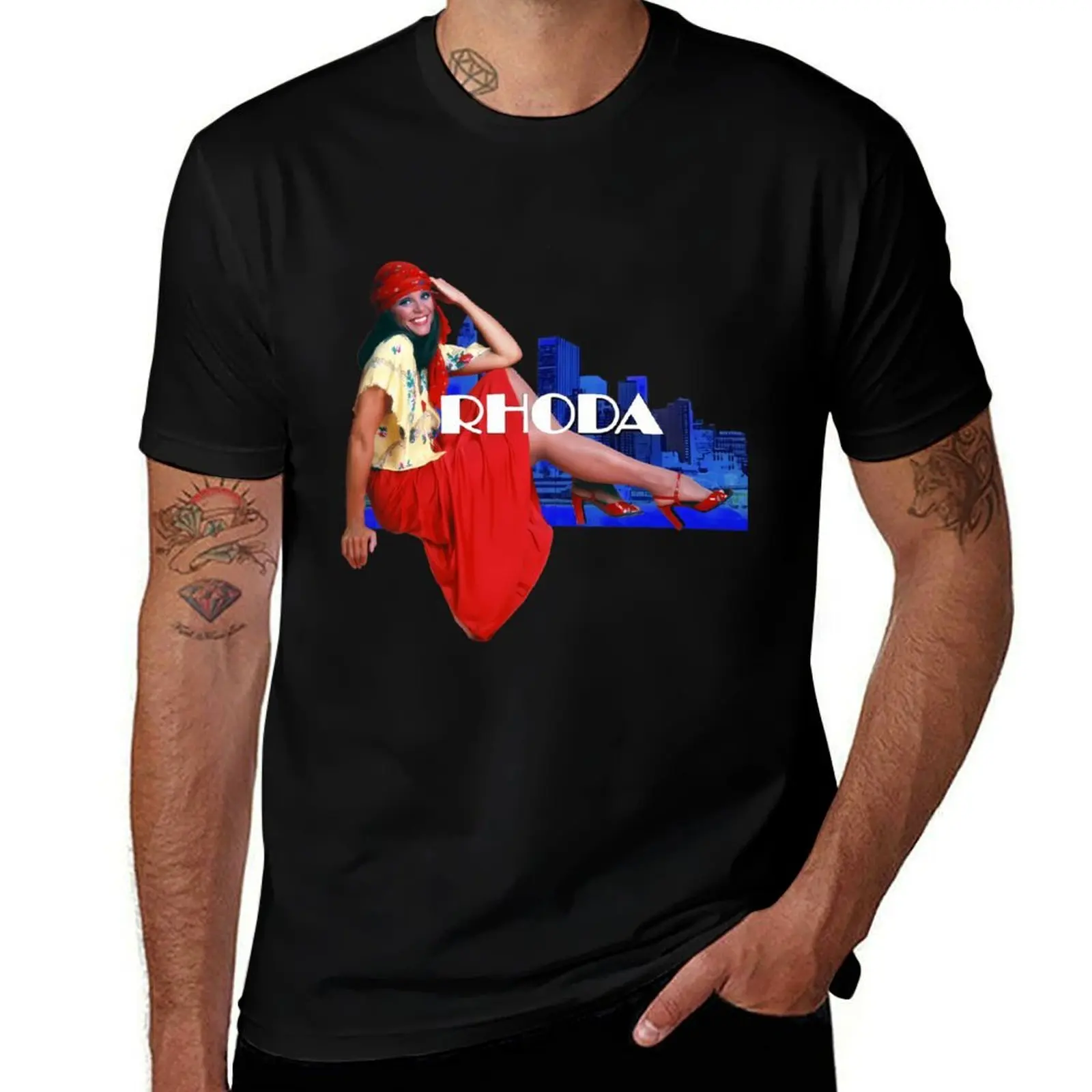 Rhoda Rest In Peace Valerie Harper T-Shirt Big Size Short Sleeve Tee for Men