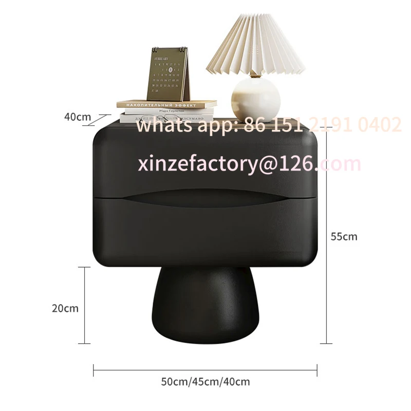 تخصيص Unikalny Stolik Nocny Estetyczny Luksusowy Elegancki Now moany Styl Stolika Nocnego Modne Meble Do Sypia #1