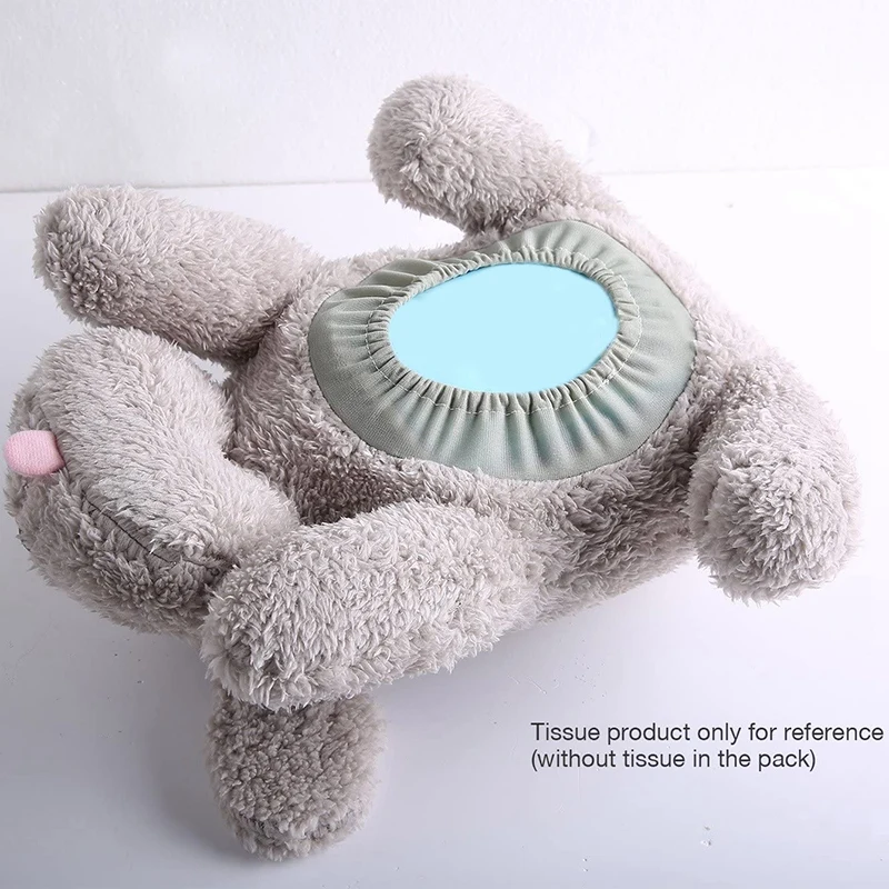 Plush Dog Toy Tissue Holder Cartoon Tissue Cover Paper Holder Napkin Box Paper Storage Box