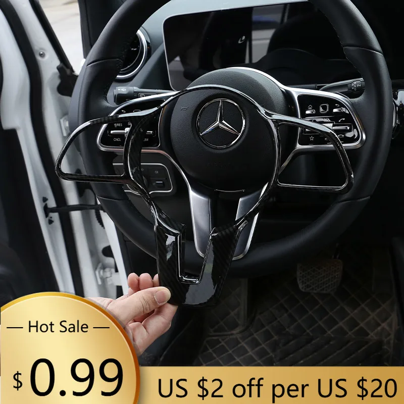

Чехлы на руль автомобиля Накладка на руль для Mercedes Benz A B C E G CLA CLS GLC GLE GLS EQC GLB W177 W247 W205 W213 C257 X253