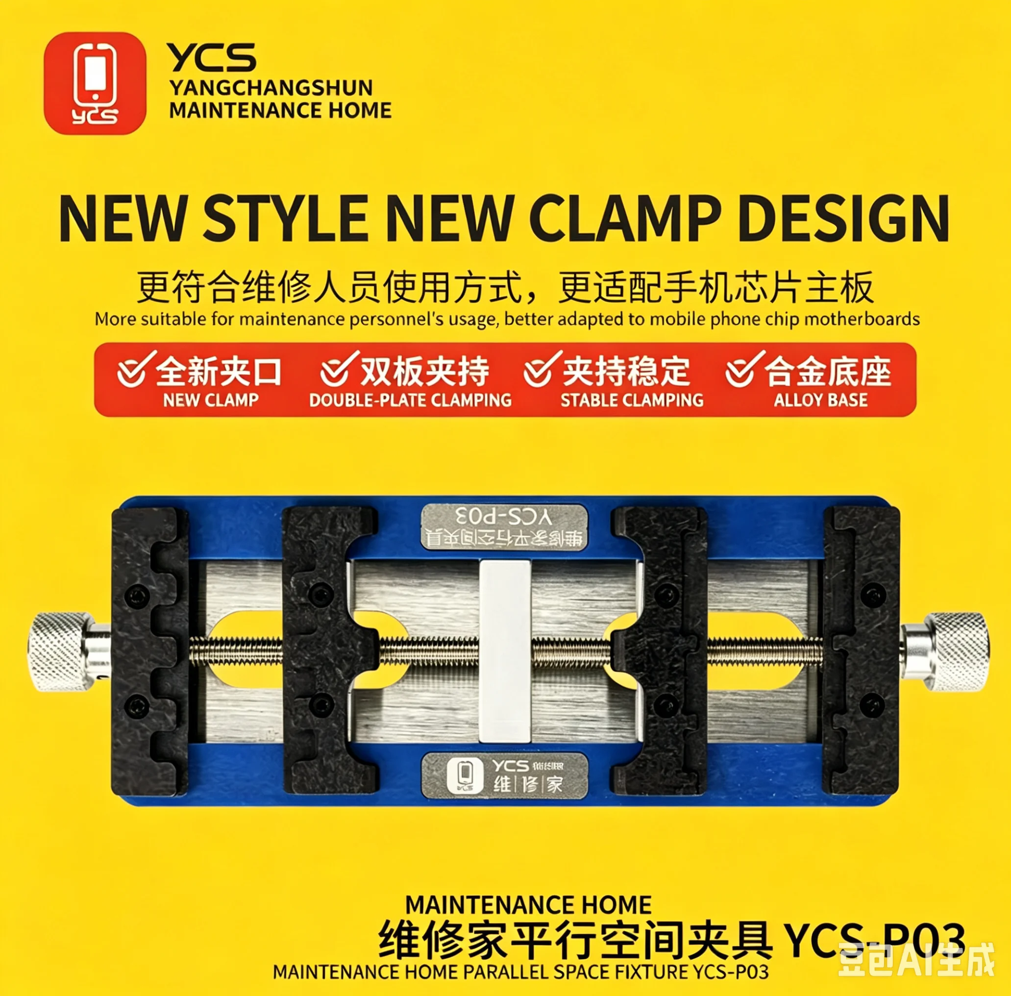 YCS Multi-Function Mobile Phone Motherboard Repair Fixture Universal Type Suitable for Various Mobile Phone Motherboards