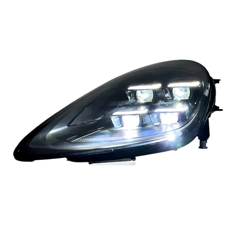 -For Upgraded 2024 Style Matrix LED Headlight Assembly for  9Y0 2018-2023 Blackened LED DRL Sequential Turn Signal^