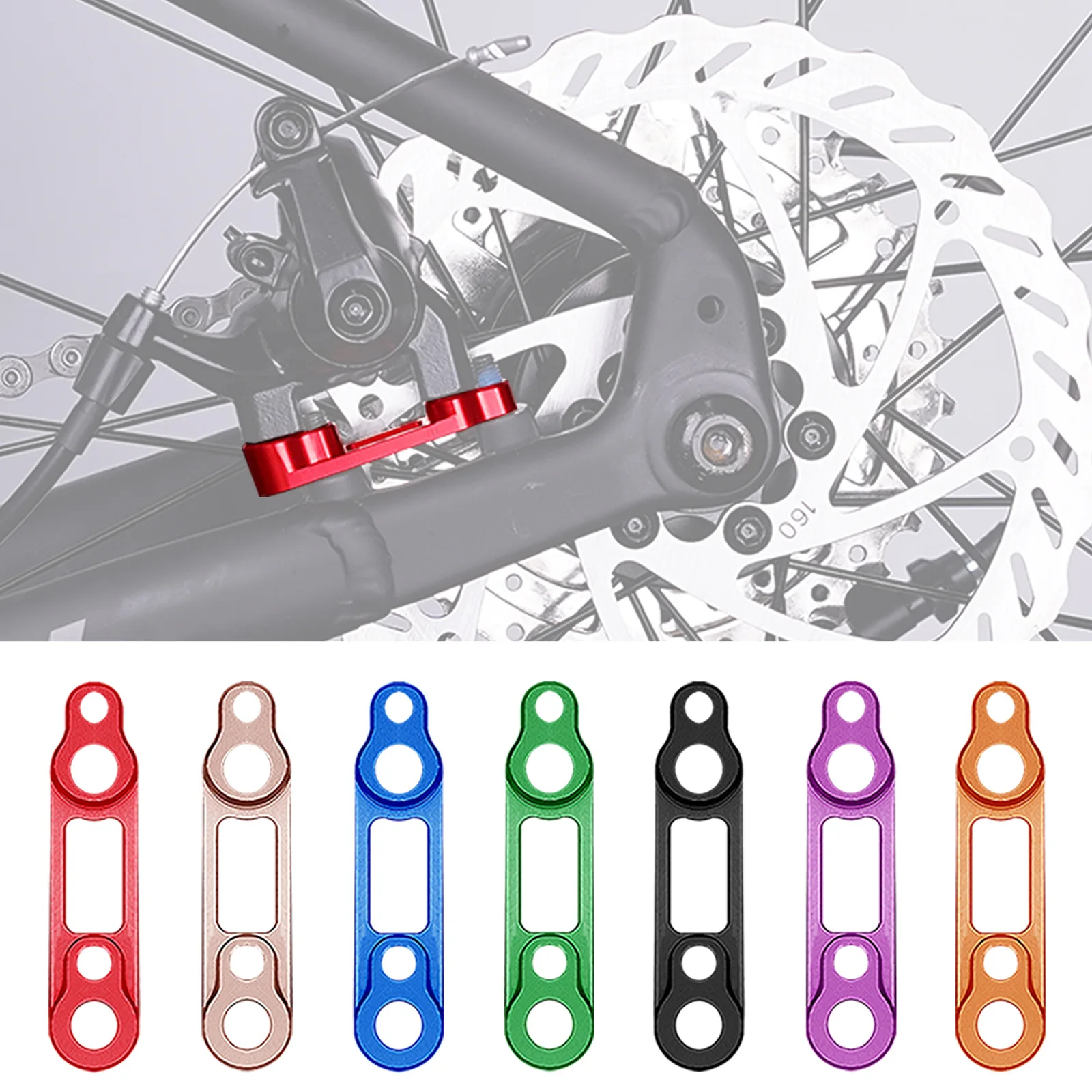 AliExpress enlee ENLEE 1/2X Road Bicycle Disc Brake Conversion 160mm Adapter Front/Rear Brake Mount Compatible For Shimano Dura-Ace R8170 & SRAM