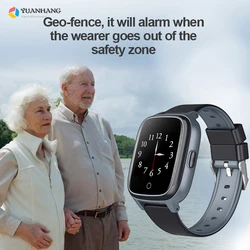 Smart 4G GPS WIFI Tracker Elderly Old Man Remote Camera Heart Rate Health Monitor Smartwatch SOS Video Call Android Phone Watch