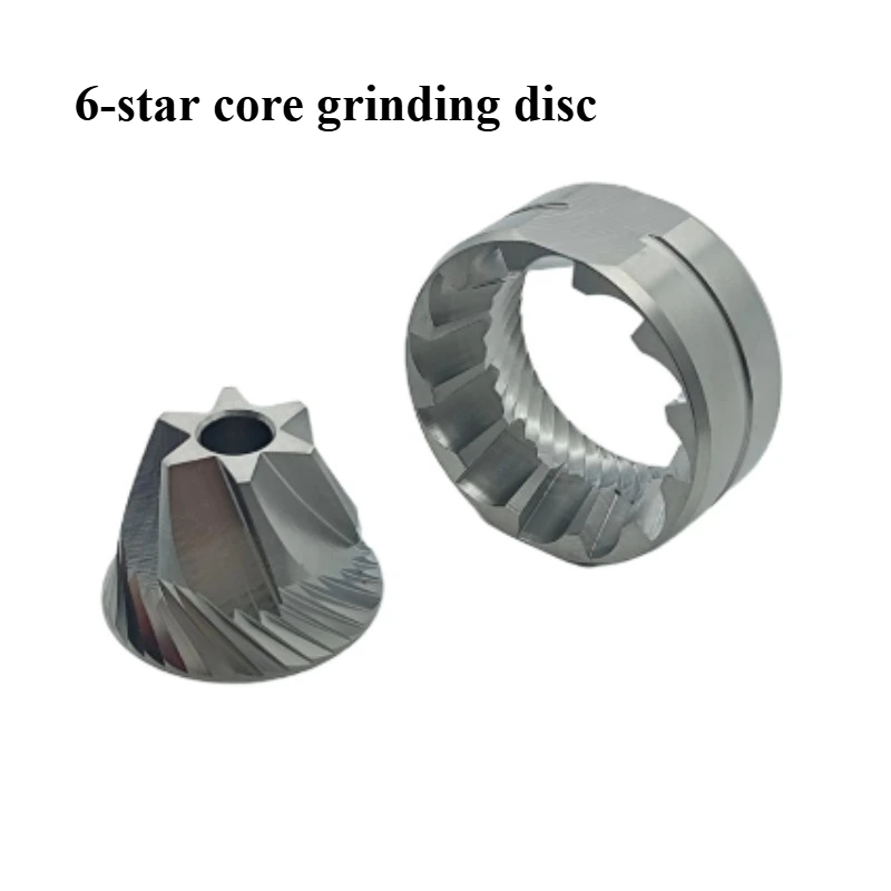 

Hand Grinding Machine Cutter Head 38mm Seven and Six Pointed Starcore Hand Replacement Accessories SUS420 Stainless Steel Core