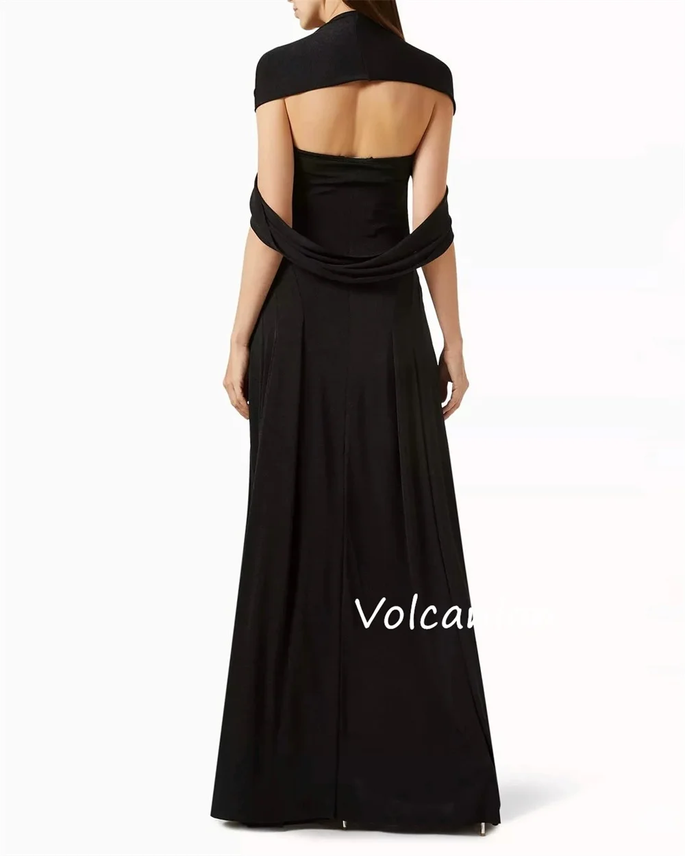 Personalizado simples chiffon plissado a linha pescoço quadrado vestidos longos sob medida ocasião celebridade correspondência de alta qualidade