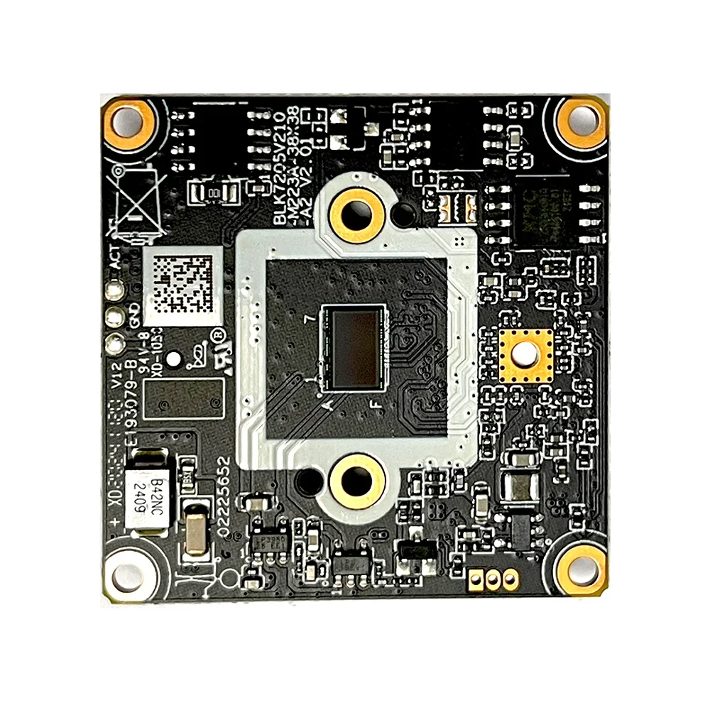 H.265 Onvif DC12V/POE48V XMEYE Cone 2K 4.0MP HD CCTV IP Camera Module Chip Board+Lens+Cable DIY Video Complete Kit Set Audio