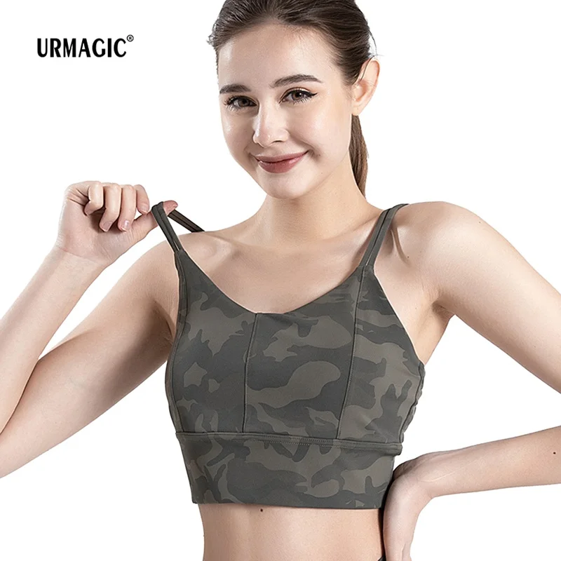 

Camouflage Yoga Vest for Women, Victorial Bra, Sexy Lingerie, Fitness, Yoga, Running Top, Exercise Underwear