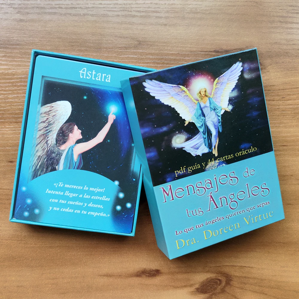 original size High quality Rugged Spanish Deck  Messages from Your Angels: Oracle Cards  A 44-Card Deck