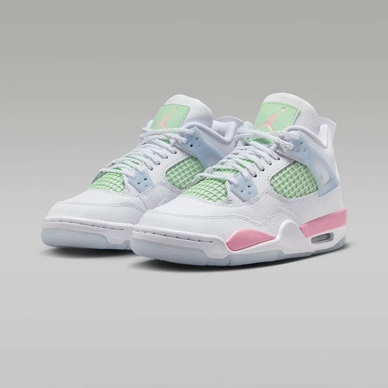 NIKEAir Jordan 4 Cushioning Support Replica Youth Basketball Sneakers IB7068-100 view 3