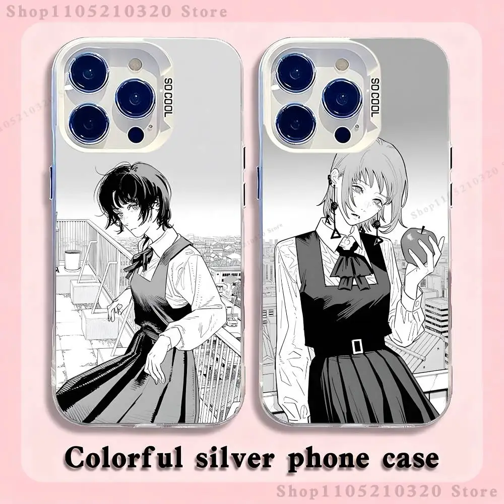 

Fujimoto Tatsuki Comics Phone Case For iPhone 17,16,15,14,13,12,X,8,Pro,Max,Plus,E,SE4,Air,Mini White IMD Matte