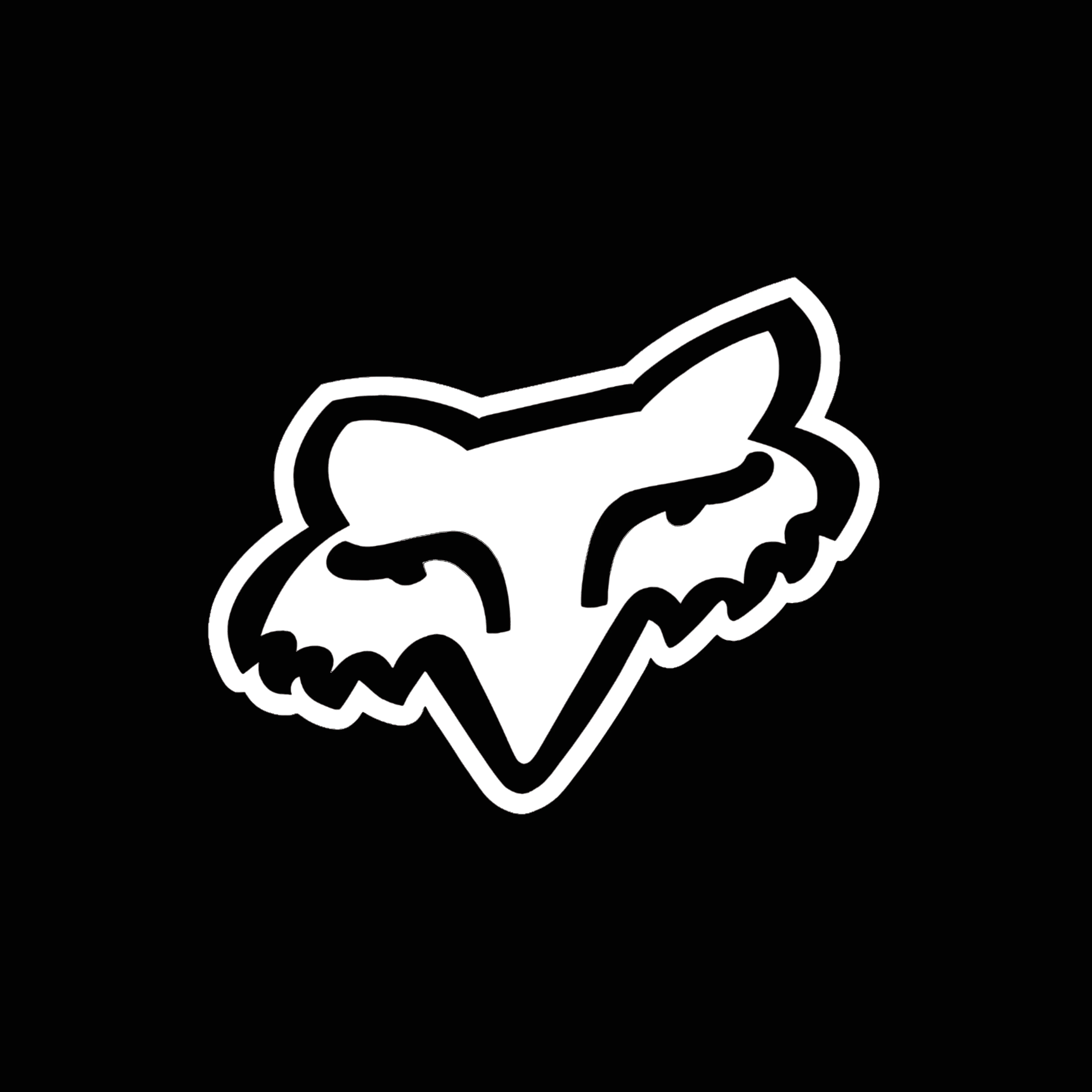 Creativity F-FOX Logo Car Sticker Laptop Car Window Truck Bicycle Van Helmet Racing PVC Vinyl Decals Wholesale