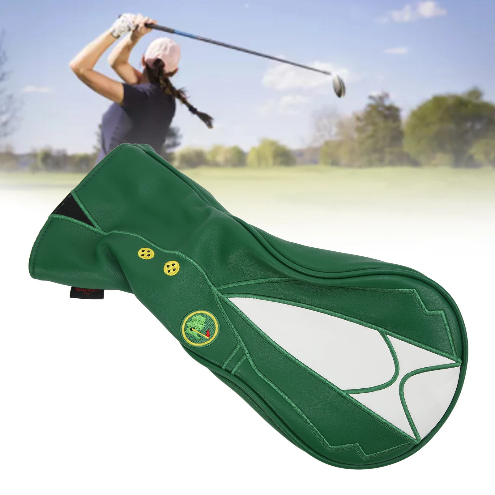 Head Covers Driver  Head Covers PU Leather Elastic Neckline Soft Thick Lining Waterproof Sunscreen  Head Covers