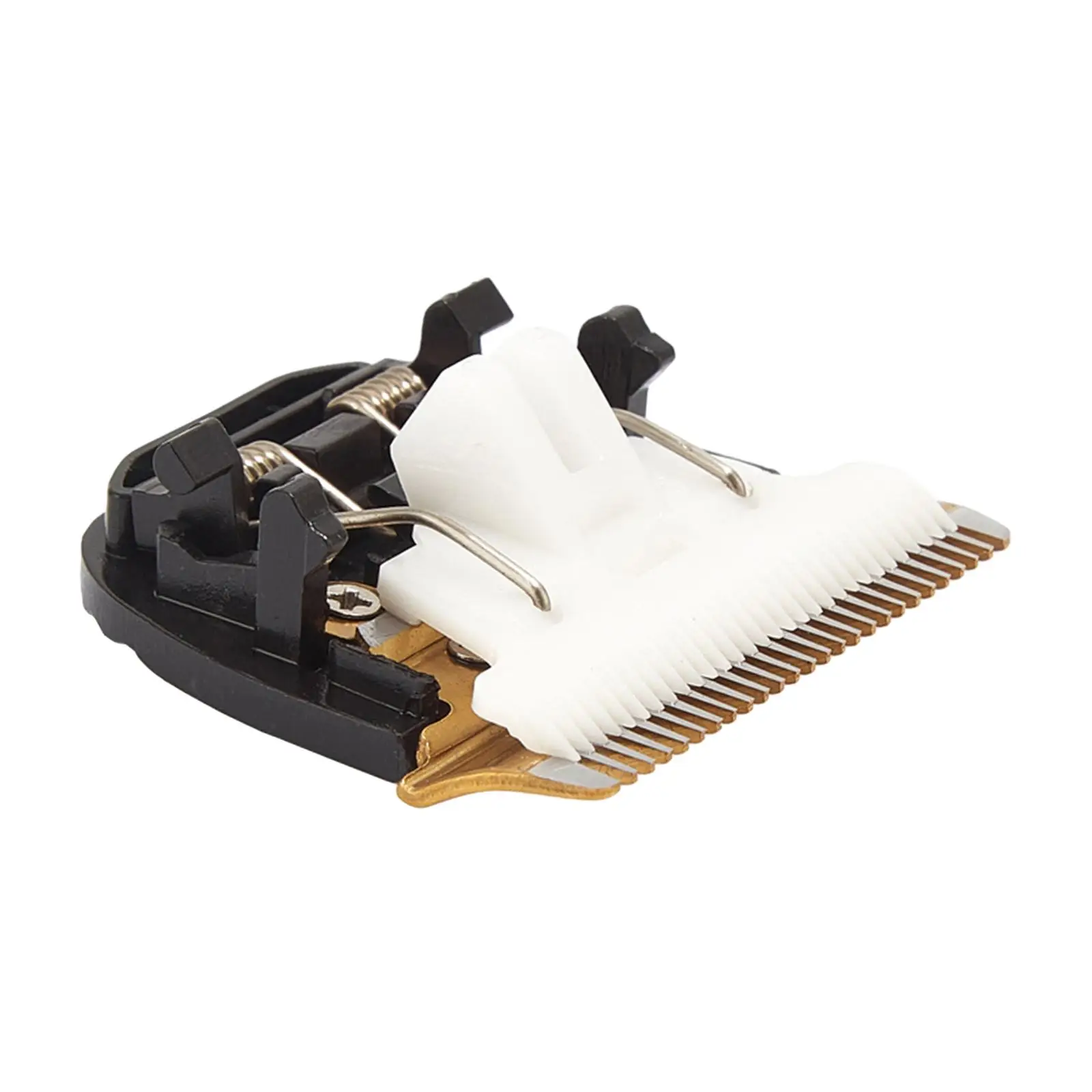 Adjustable Hair Clippers Head Ceramic Movable Blade Shear Vane Replacement for Professional Barber Haircut Machines