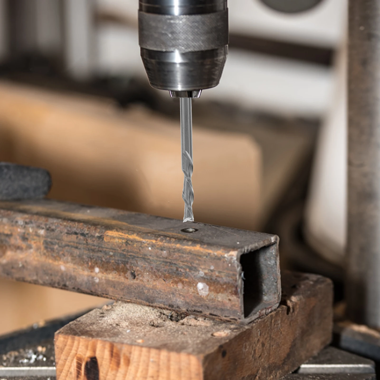 

Drill 3 175 Shank Carbide CNC Bits 1 8 Shank Router Milling Cnc Bits for Wood Double Blade Design