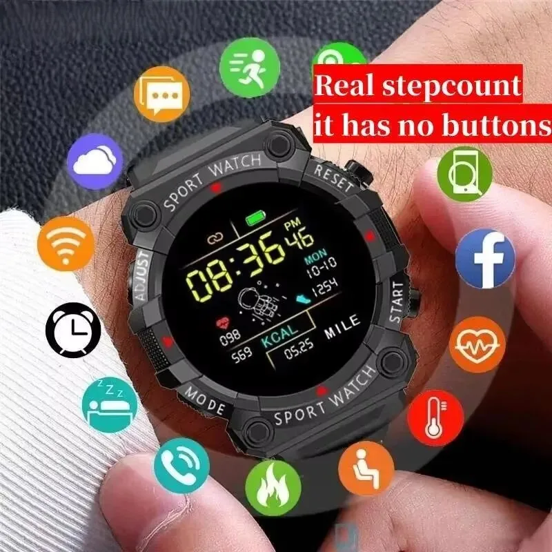 

Smart Watch Real Stepcount Multi Function Step Connected Smart Watch For Men And Women Suitable For IOS And Android