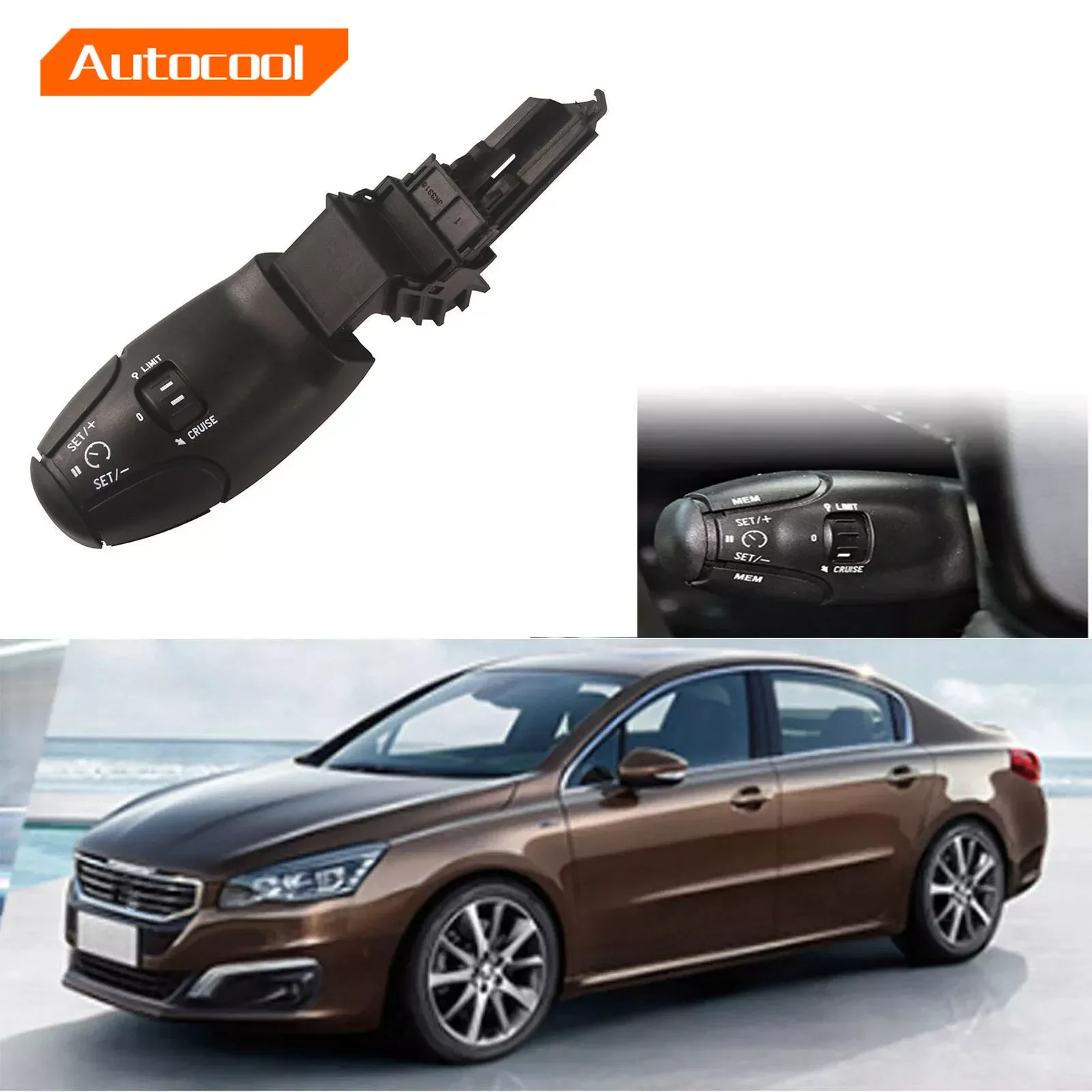 

6242Z8 6242Z9 Переключатель круиз-контроля с ограничением скорости для Peugeot 307 308 408 206 207 301 3008 для Citroen 6242.Z9 6242.Z8