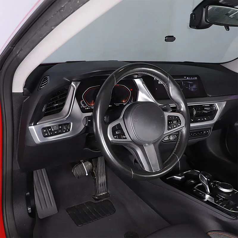 

Для BMW 1 и 2 серии F40 F44 2020-2023: Декоративная накладка на центральный воздуховод из АБС-пластика под карбон, аксессуары