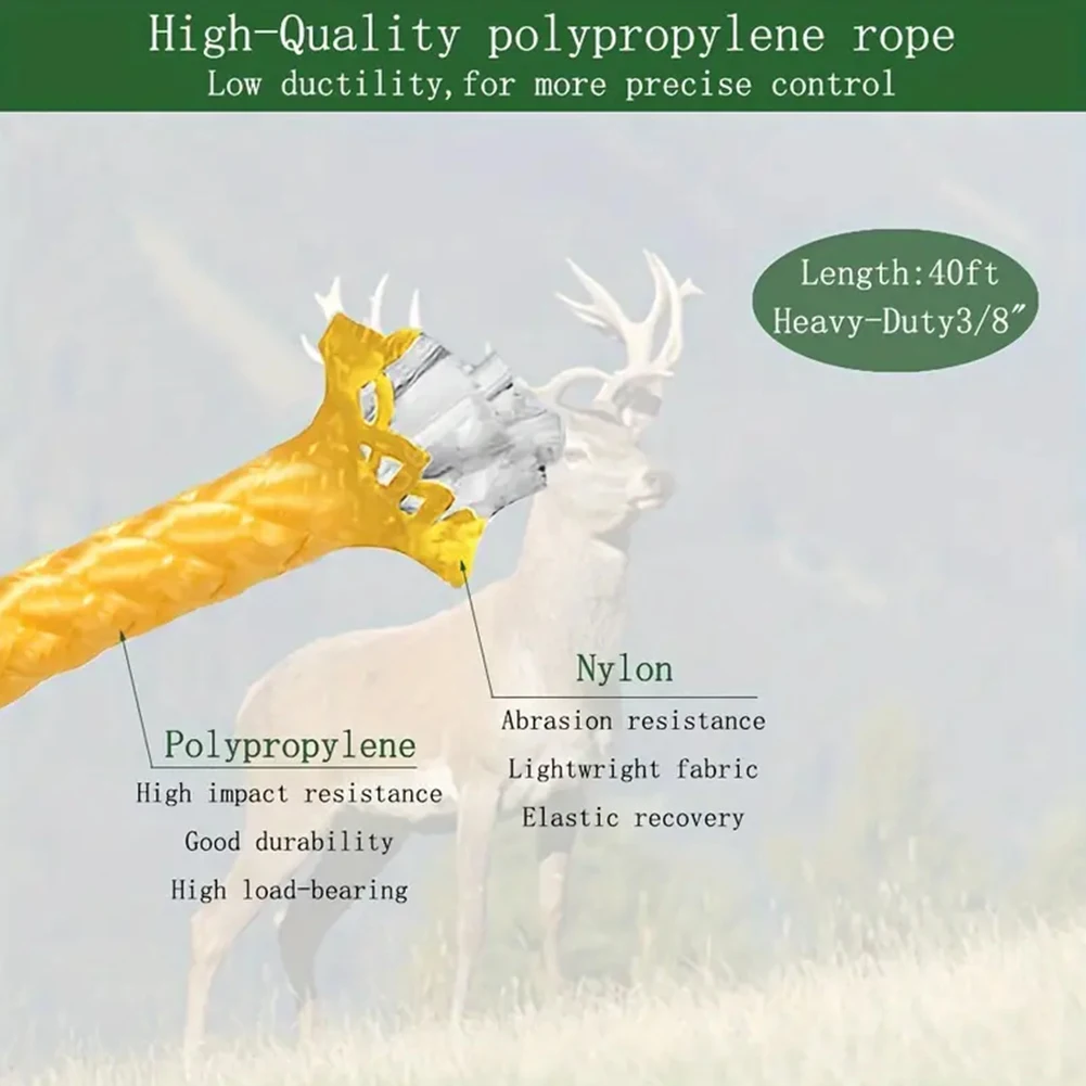 700LB قدرة الغزلان الصيد لعبة رافعة بكرة رفع نظام الأيائل رافعة بكرة رفع نظام مع Gambrel الهدايا الصيد البرية للرجال #6