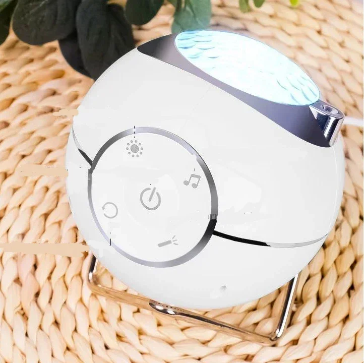 

Remote Control Night Light White Noise Music Speaker Night Light LED Star Projector Lamp