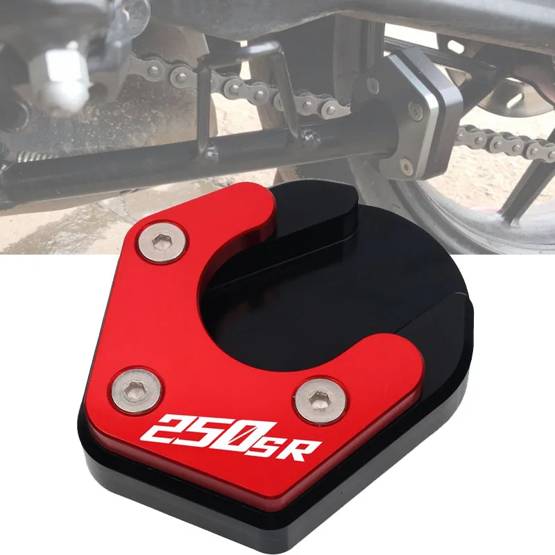 Accesorios de motocicleta CNC soporte lateral extensión de caballete placa de soporte para 250SR 300SR 250 SR 300 SR