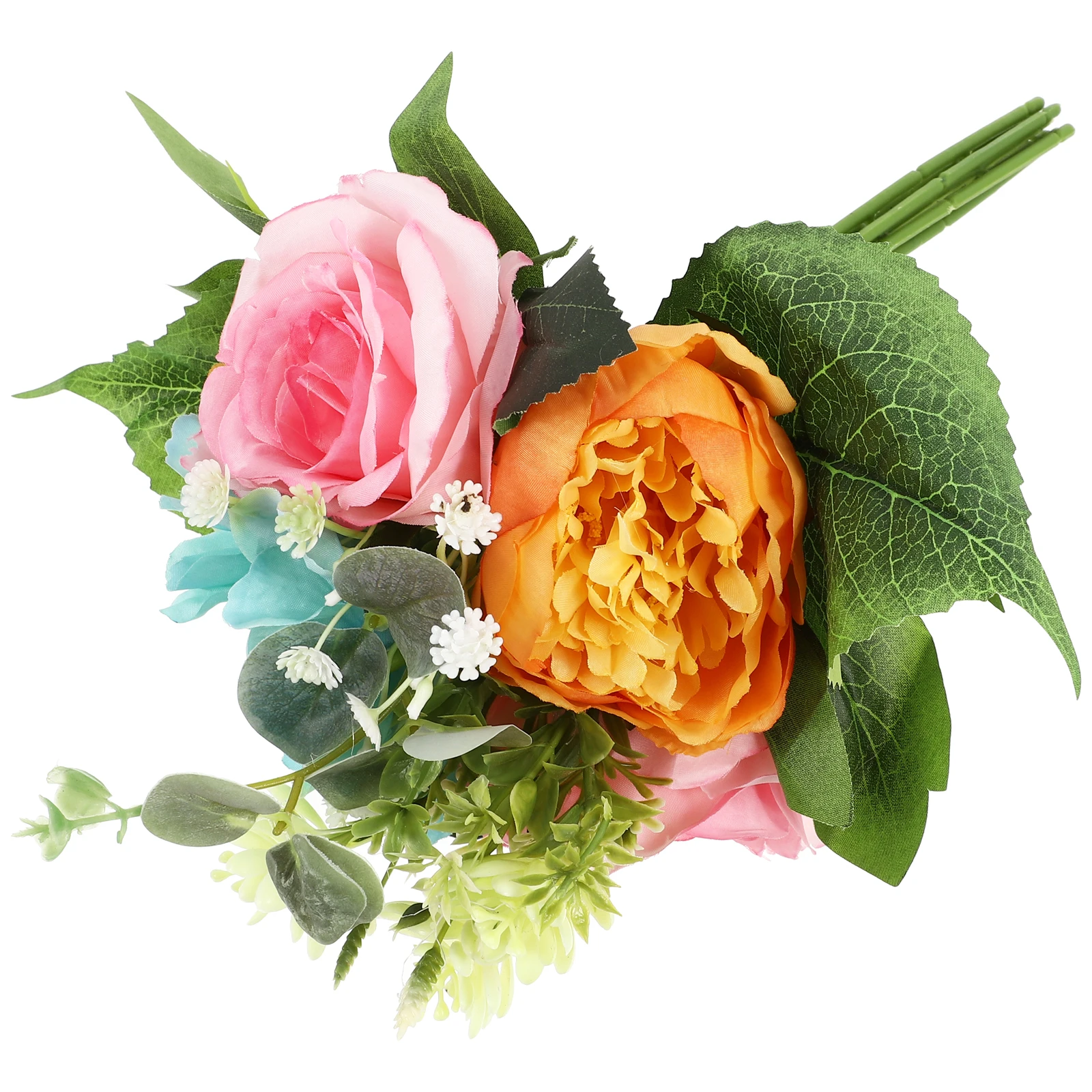 

Artificial Peonies Hydrangea Bouquet DecorativeFlowers Wedding Home Adornment Realistic EcoFriendly Flower Arrangement