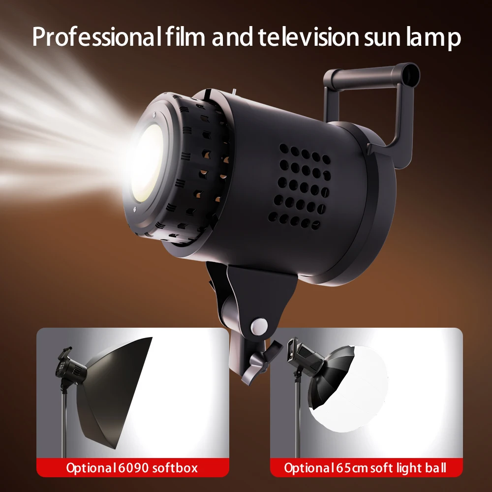 

100W Photography Bowens Lighting LED Video Studio Daylight-Balanced Lamp Portrait Flash Studio Accessories 3000-6000K 3 Colors