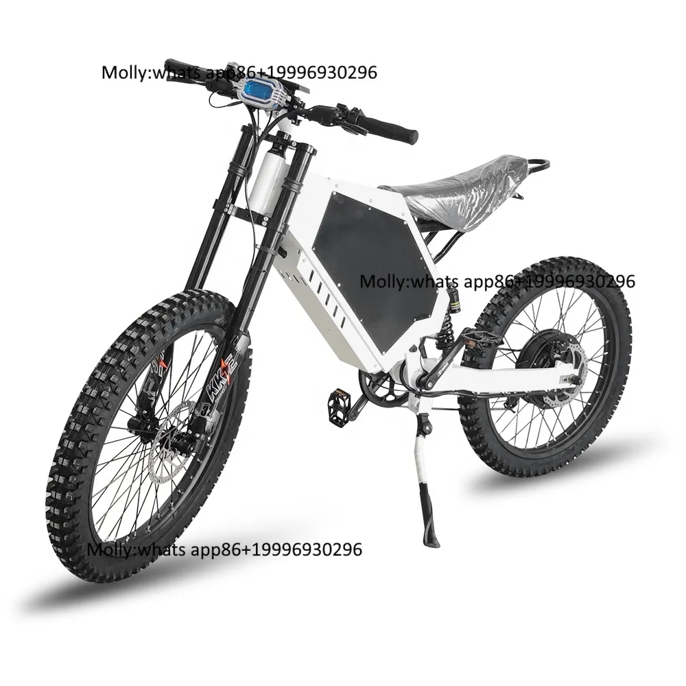 Factory Price Electric Dirt Bike 3000w Bomber Ebike Bicycle Light Bee 2025 72V Dirt Bike Adults E Motorcycle