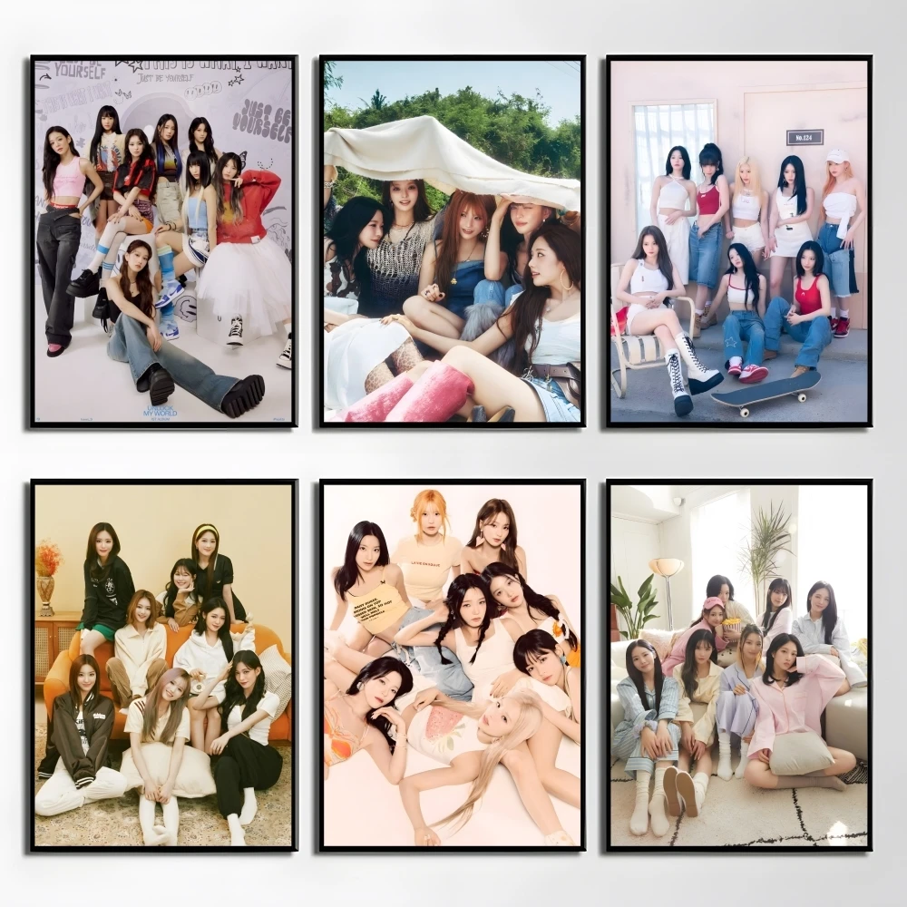 

Korea Kpop Band F-fromis9 Poster Elegant And Affordable Wall Art Stickers For Dormitory Living Room And Bedroom Spaces