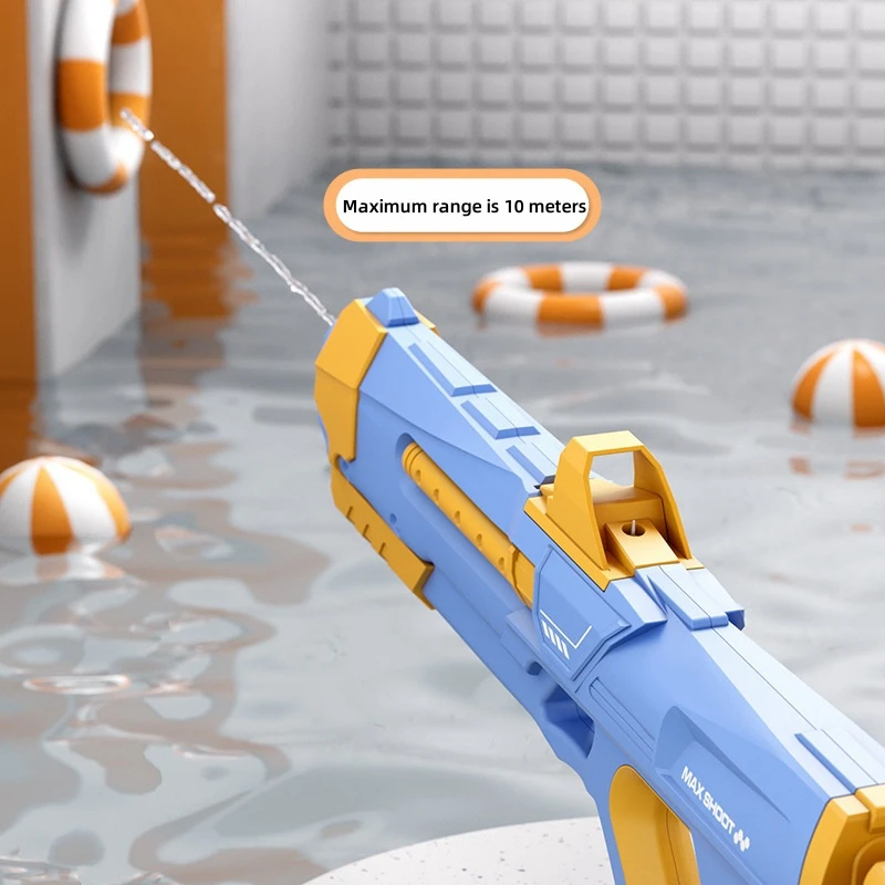 Pistolet à eau électrique haute pression pour enfants, 54cm, jouets de grande capacité, piscine de plage en plein air d'été, pistolet à eau automatique, jouet pour enfants