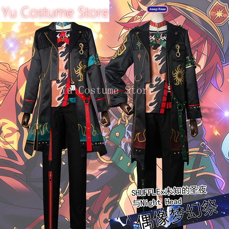 Yu Costume Anime! Ensemble Stars 2 Amagi Rinne Saegusa Ibara Game Suit Handsome Uniform Cosplay Costume Halloween Party Outfit