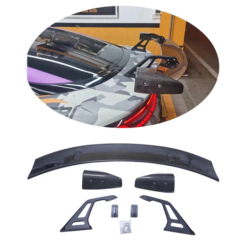 

Carbon Fiber AD Style F82 Rear Swan Neck Wing For BMW F80 M3 F82 F83 M4 Rear Trunk Spoiler Lip Guide Wing Lip Rear Wing