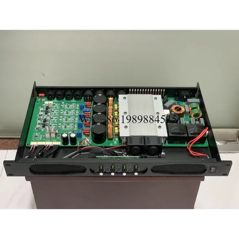 WMWMNU Class D Amplifier Professional Power Amplifier 4-Channel 600W/800W Per Channel Digital Stereo Amplifier for Stage