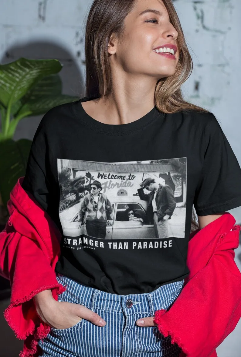 Stranger STORParadise Film T-Shirt, Unisexe, Jim Jarmusch Vintage Movie Tee shirt, Cult Classic Lover Gift, Retro 80s movie fas