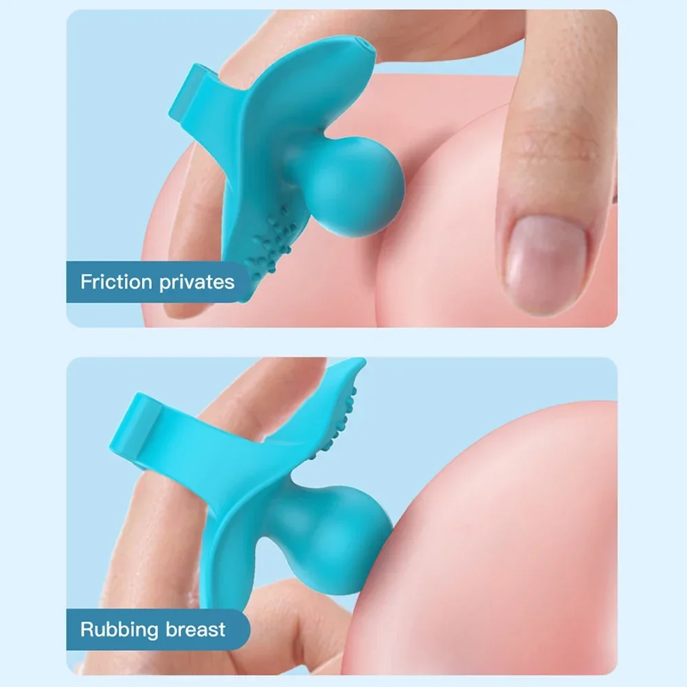 إصبع هزاز الإناث الجنس لعب للنساء G-بقعة البظر محفز الأزواج الحلمة لعبة سيليكون قوية السلع للبالغين 18 + #5