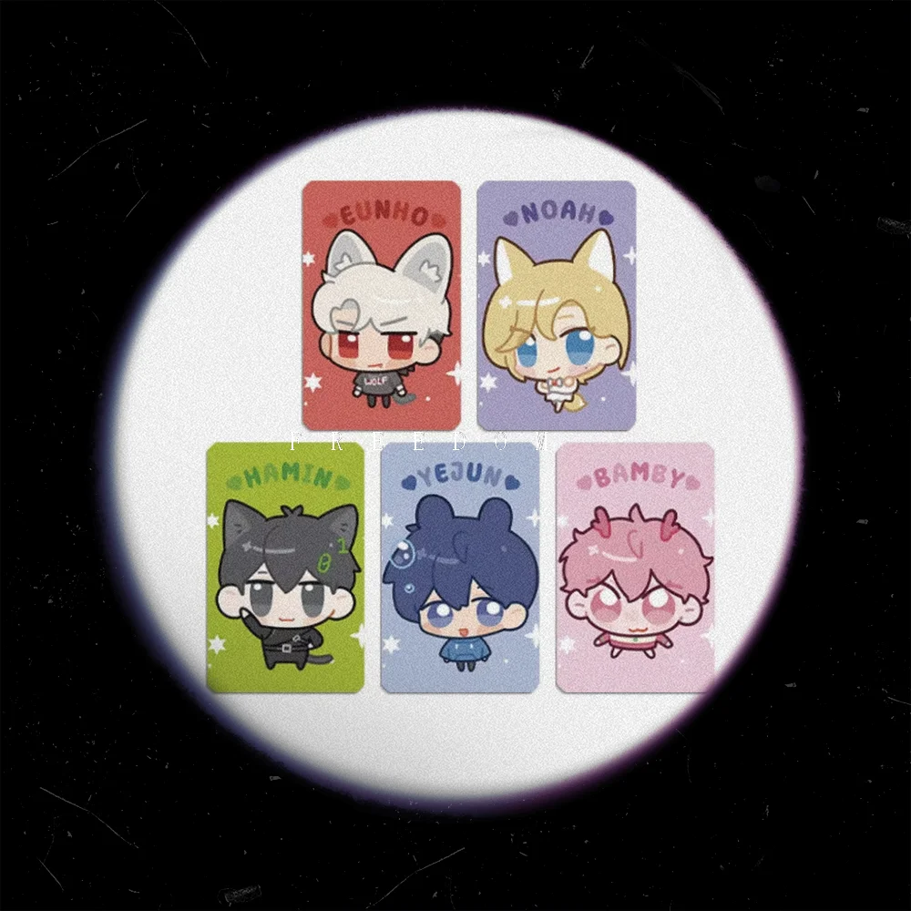 

5 шт./компл. Kpop Plave мультяшные маленькие карты милые карты ЛОМО YEJUN NOAH BAMBY EUNHO HAMIN коллекция подарков для фанатов