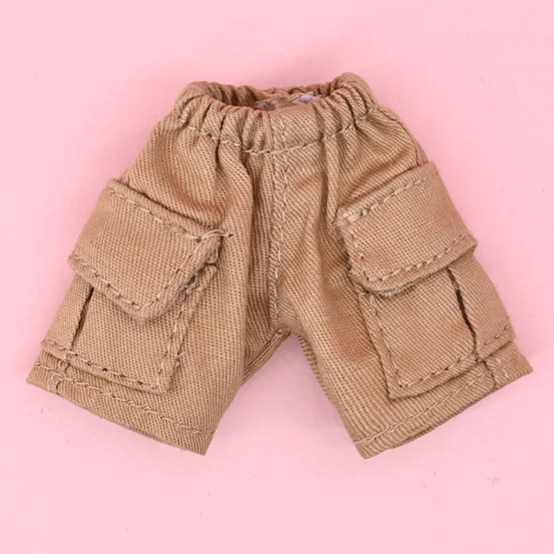 Ob11 Cute Shorts Jeans Overalls Pants T-shirt Clothes With pocket Accessories For Nendoroids, Penny, Ymy, Molly,Gsc,Obitsu 11