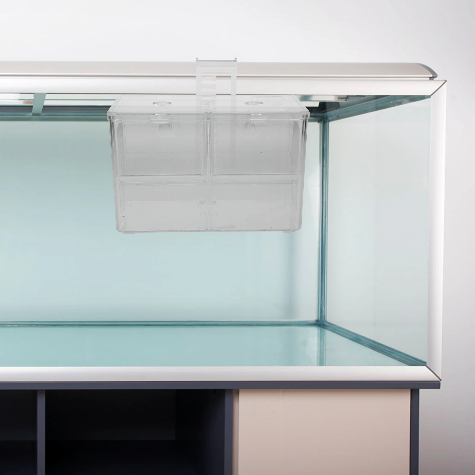 

Aquarium Fish Breeding Box Fish Incubation Container Transparent Acrylic Hatchery Suction Cup Fry Shrimp Betta Tank Divider