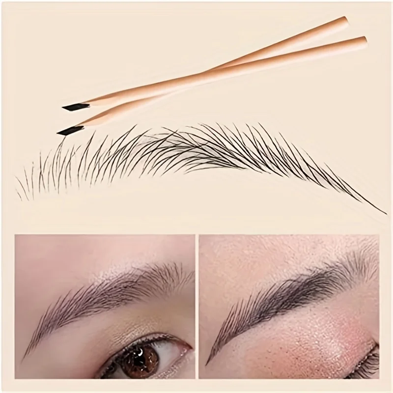 1PC Eyebrow Pencil Waterproof Microblading Dark Brown Marker Pencils Long-Lasting Eyebrow eyeliners Black Brown